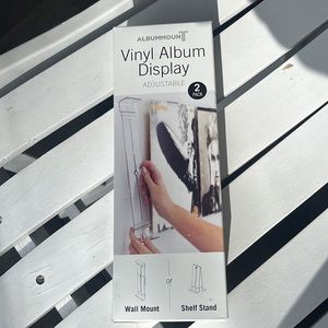 ☀️NEW 2 Piece Vinyl Album Display Rack